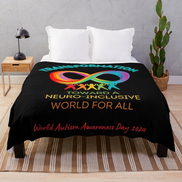Item preview, World Autism Awareness 2024 Neurodiversity April 2 Infinity designed and sold by BunBuntheDog-.