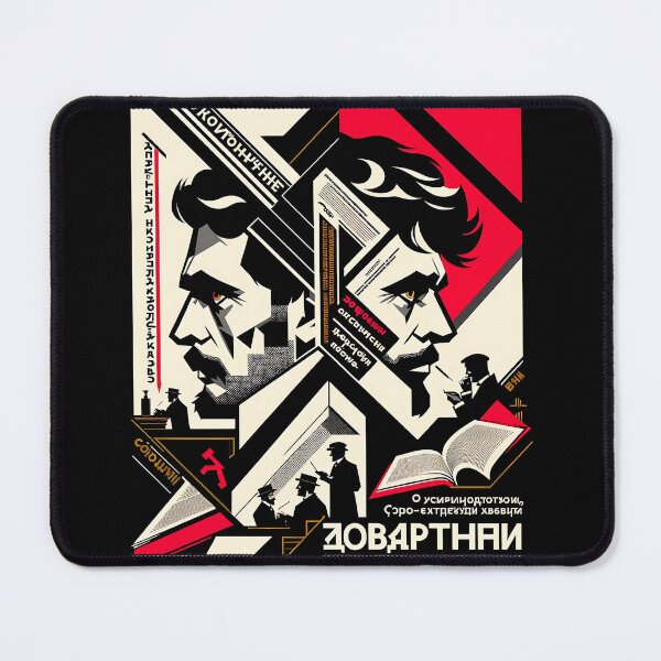 Item preview, Brothers Karamazov 1950s Soviet Communist Style v2 designed and sold by Sovietmovies.