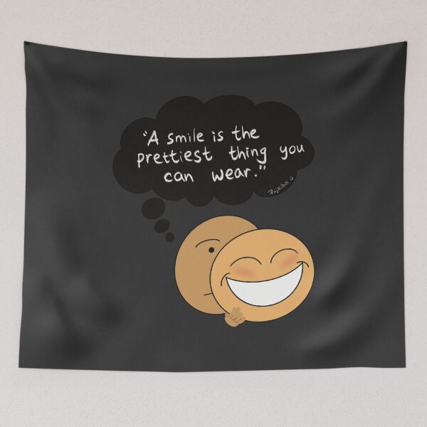Item preview, A smile is the prettiest thing you can wear designed and sold by pujeiboi.