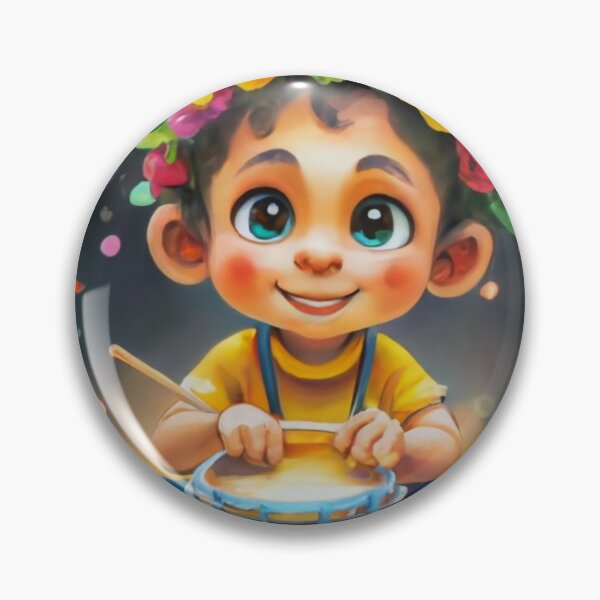 Item preview, child with drums 4 designed and sold by rayo-art.