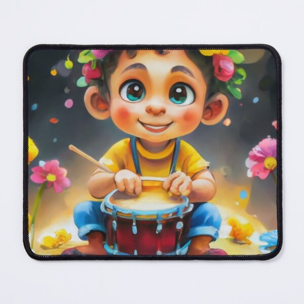 Item preview, child with drums 4 designed and sold by rayo-art.