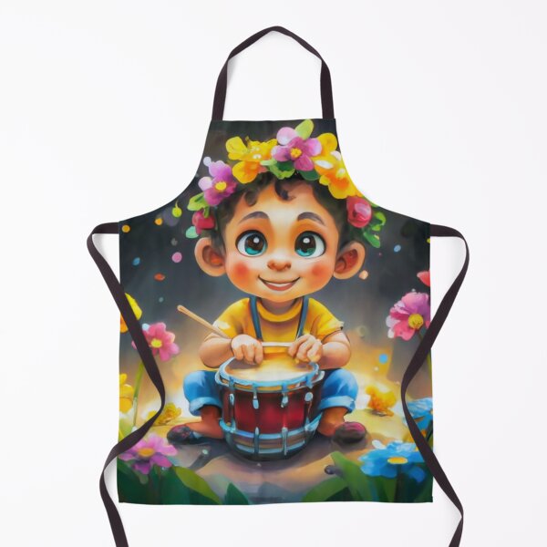Item preview, child with drums 4 designed and sold by rayo-art.