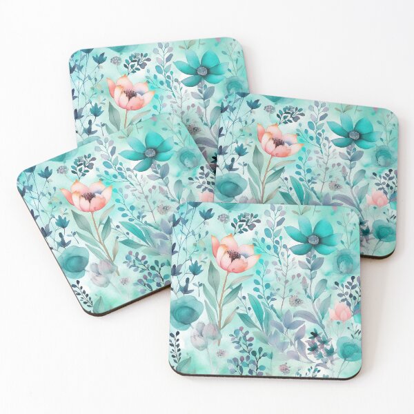 Item preview, Teal Tapestry: Whispering Tulip designed and sold by EmeraldeaDesign.
