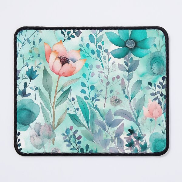 Item preview, Teal Tapestry: Whispering Tulip designed and sold by EmeraldeaDesign.