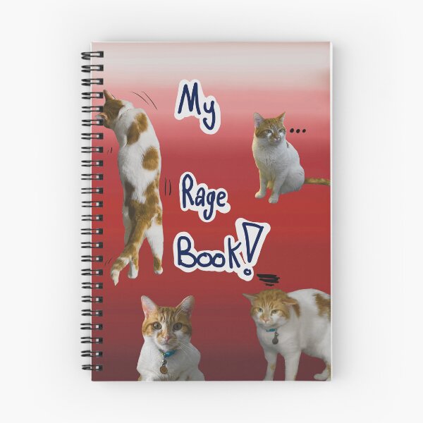 Item preview, Cat Called Pumpkin Ragebook designed and sold by PumpkinsMomb.