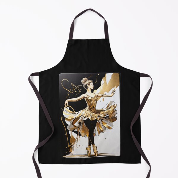 Item preview, Golden Ballerina: A Portrait of Elegance and Grace. designed and sold by NewtBoo.