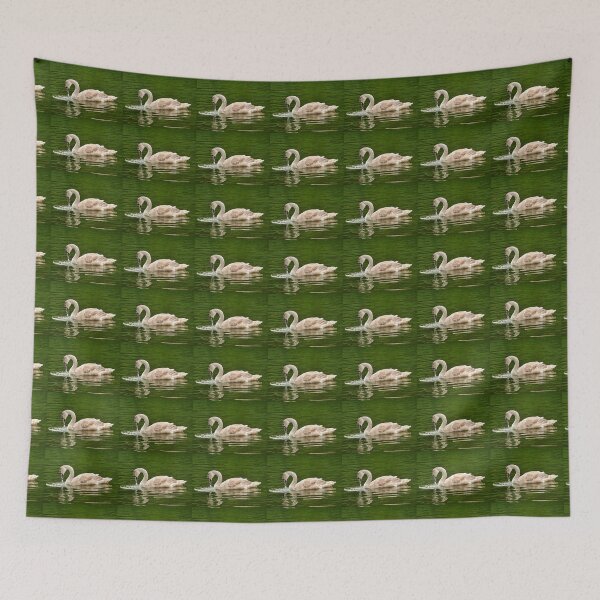 Item preview, Mute Swan Cygnet on a River Chard Somerset designed and sold by Dorset Girl.