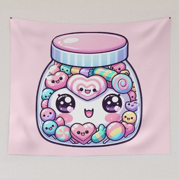 Item preview, Kawaii candycore candy jar designed and sold by Unitepeople.