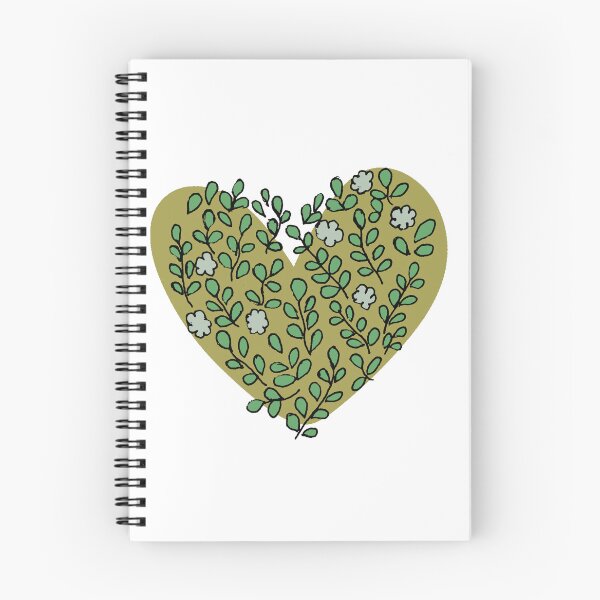 Item preview, Blue flowers in green heart floral design designed and sold by BALCONYDOORS.
