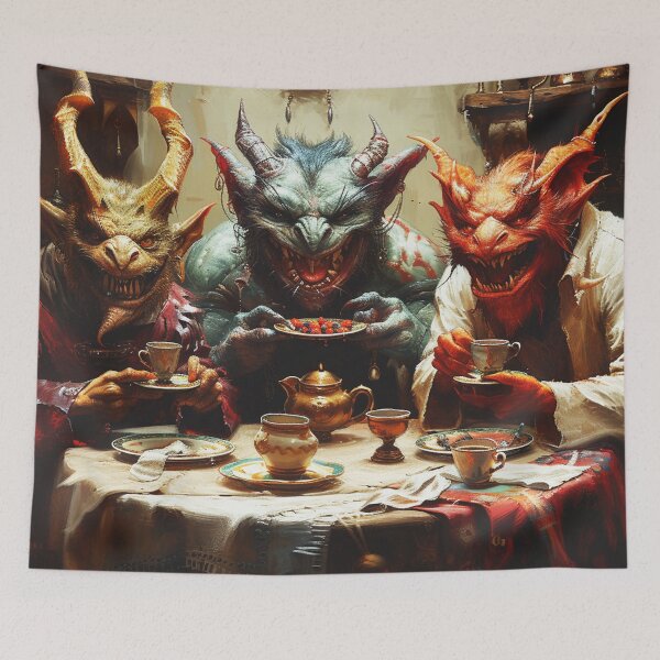 Item preview, Devilish Tea Time: A Sinister Gathering designed and sold by dungeonwarriors.
