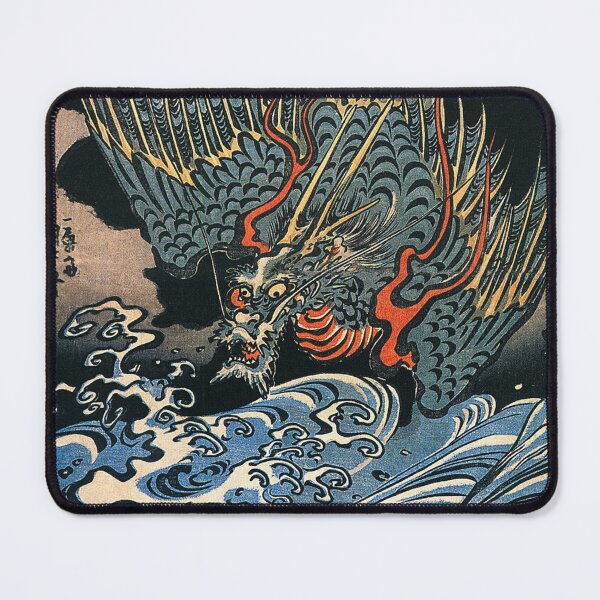 Item preview, Dragon flying above turbulent waves (1831) designed and sold by TheHappyK.