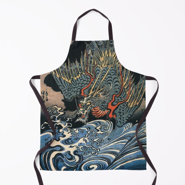 Item preview, Dragon flying above turbulent waves (1831) designed and sold by TheHappyK.