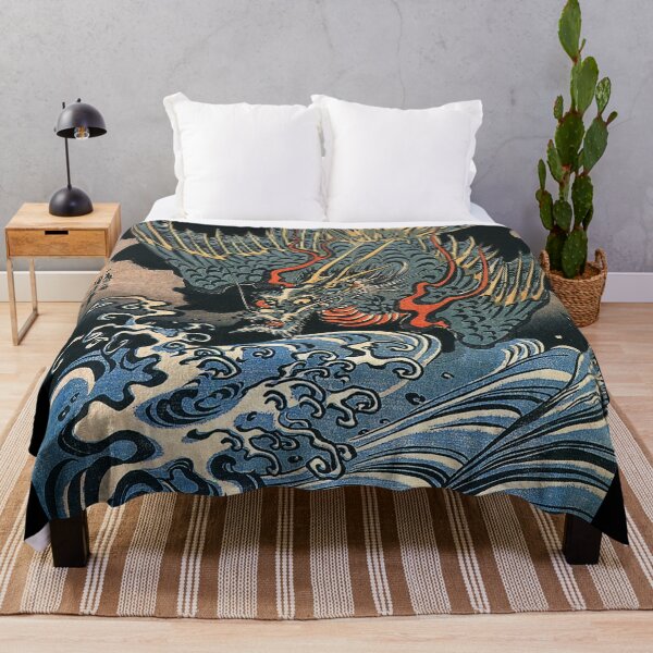 Item preview, Dragon flying above turbulent waves (1831) designed and sold by TheHappyK.