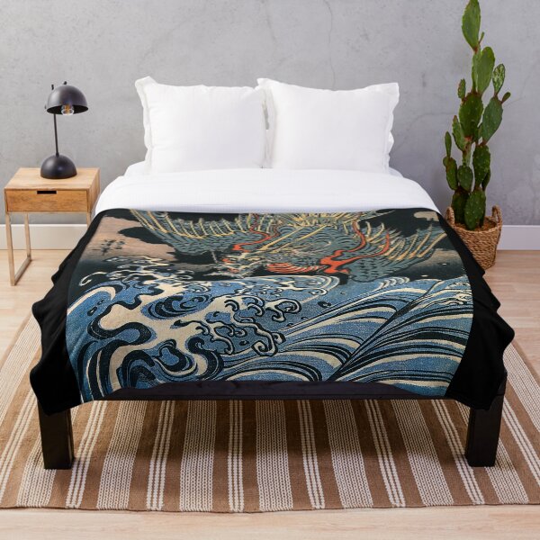 Item preview, Dragon flying above turbulent waves (1831) designed and sold by TheHappyK.