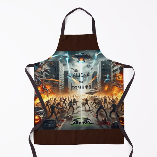 Item preview, The Battle Between Aliens and Zombies designed and sold by beaugence.