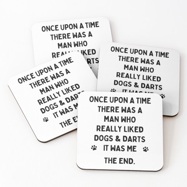 Item preview, A man who really liked Darts and Dogs. designed and sold by TheGreenGoat.