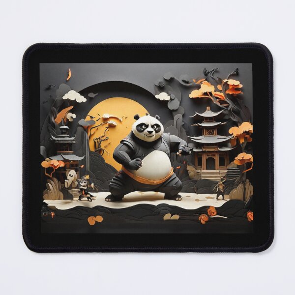Item preview, Kung Fu Panda Paper Art designed and sold by Dezi9n.