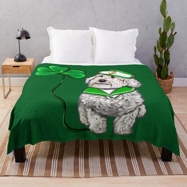 Item preview, Top 10 Best Irish gifts cavalier king charles spaniel Sailor Cute puppy dog with green shamrock Irish clover designed and sold by Artonmytee.