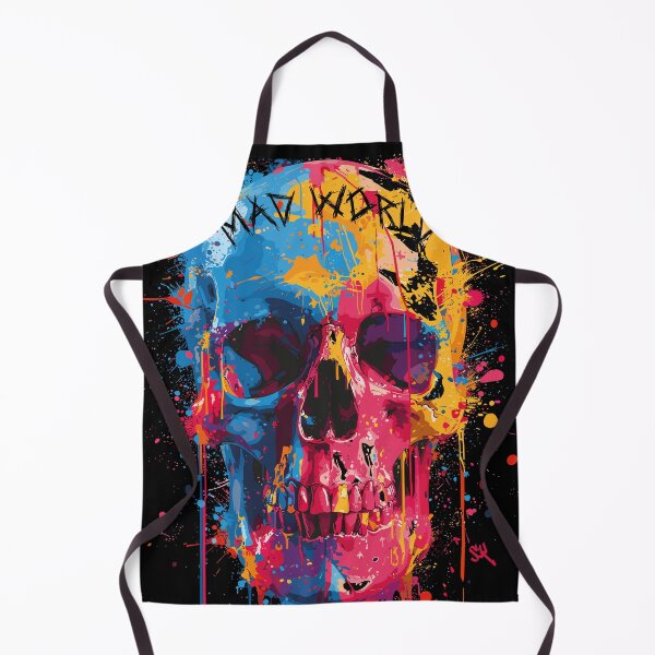 Item preview, The Skull Splash - Skull, colorful, colored, Mad World designed and sold by HIGUMAX.