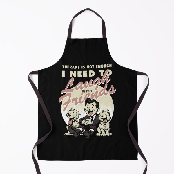Item preview, Therapy is not enough, I need to laugh with friends designed and sold by Syahrasi.