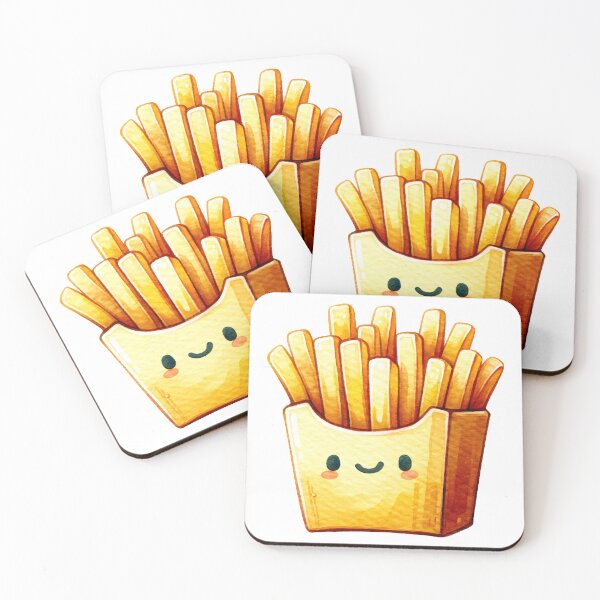Aperçu de l'œuvre Frites mignonnes créée et vendue par Emitropy.