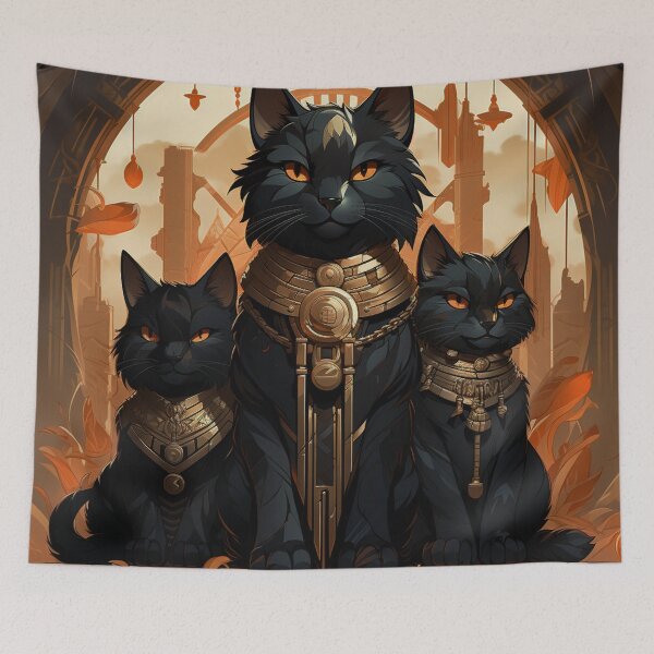 Item preview, Feline Guardians: Sentinels of the Sun City designed and sold by dungeonwarriors.