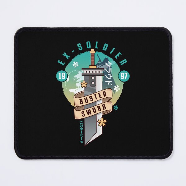 Item preview, Cloud Buster Sword Emblem designed and sold by Lagelantee.