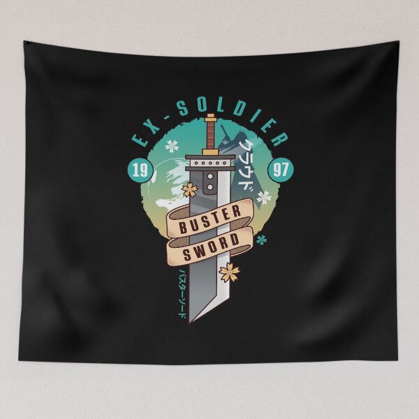 Item preview, Cloud Buster Sword Emblem designed and sold by Lagelantee.