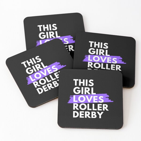 Item preview, This girl loves roller derby designed and sold by TheGreenGoat.