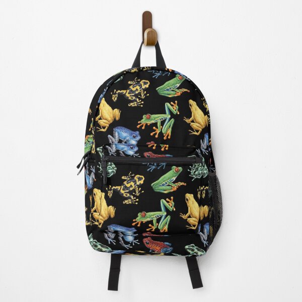 Item preview, Frogs on black designed and sold by Katerina Mitkova Kirilova.