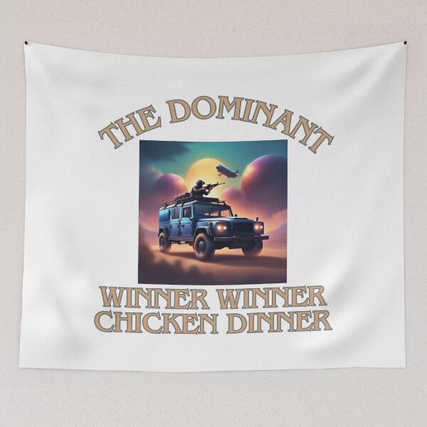 Item preview, The dominant winner winner chicken dinner 8  designed and sold by LorenzoArtZa.