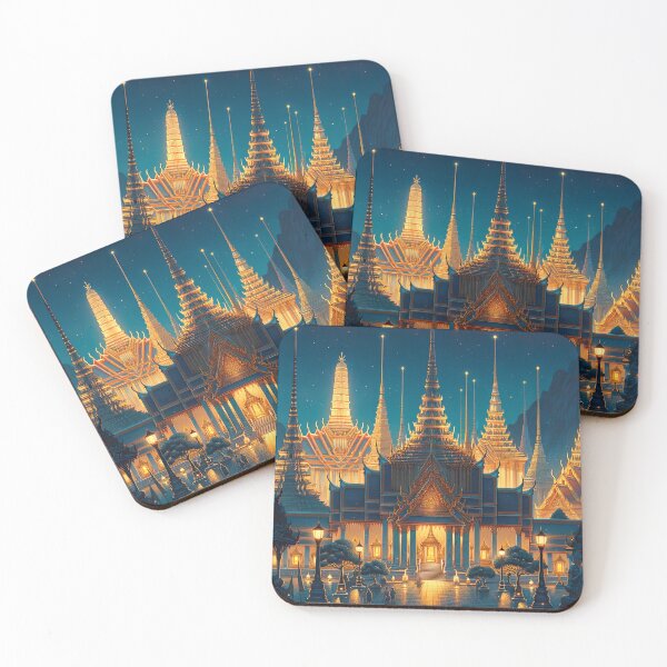 Item preview, Wat Phra Kaew Temple Bangkok designed and sold by unrealartwork.