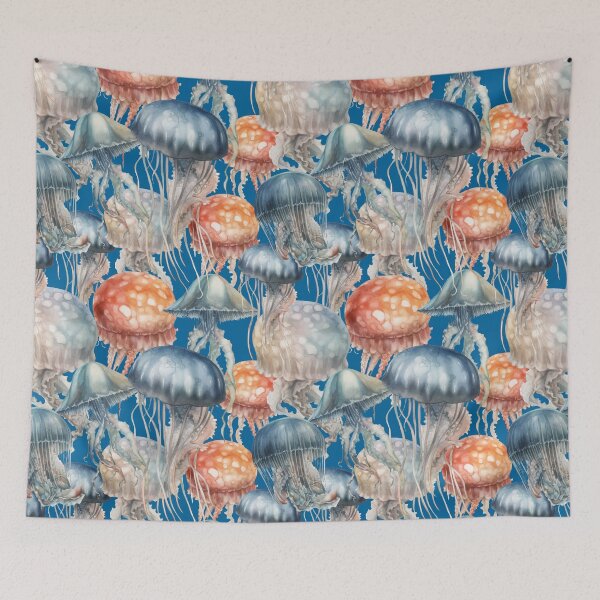 Item preview, Sea jellyfish. Ocean. Summer designed and sold by Anastasiia Yurevych.