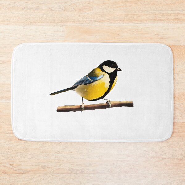 Item preview, Cute little European great tit song bird designed and sold by Kat-D-Art.