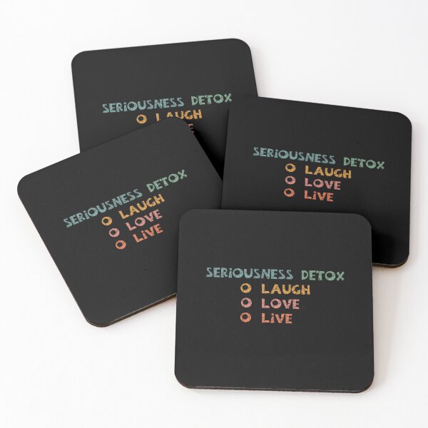 Item preview, Life Quote Seriousness Detox Laugh Love Live designed and sold by Lelijo.