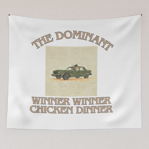 Item preview, The dominant winner winner chicken dinner 9 designed and sold by LorenzoArtZa.