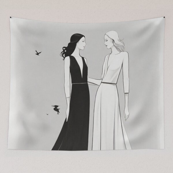 Item preview, LGBT Gift , Girl Art,Lesbian Art , Lesbian Love Gift designed and sold by AdesignTEE.