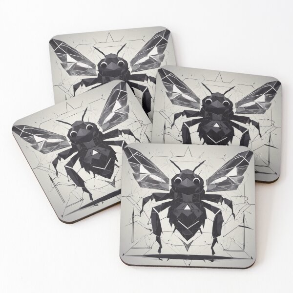 Item preview, Geometric bee designed and sold by GeometricPic.