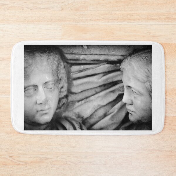Item preview, Faces Marble Sculpture Roman Bath Cordoba Black and White designed and sold by eddiebarronshop.