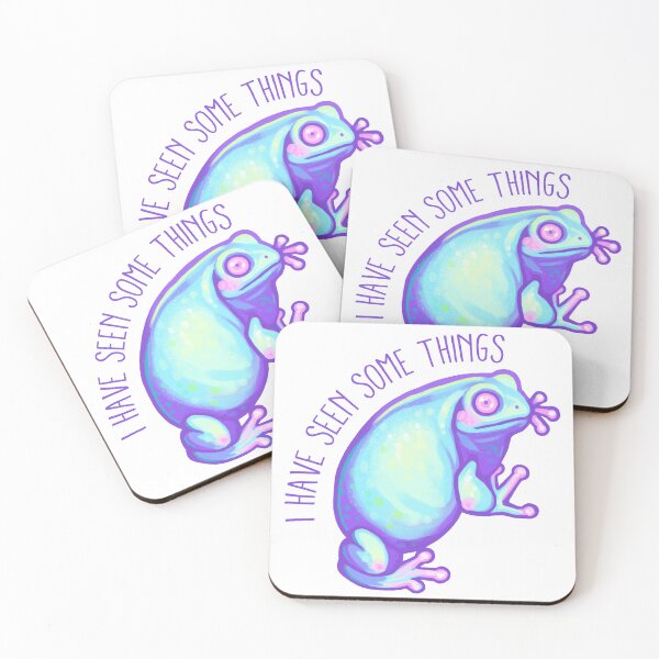 Item preview, I Have Seen Some Things Frog designed and sold by hollowedskin.