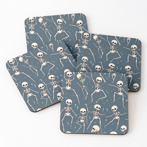 Item preview, Dancing Skeletons Dance Funny Skeletons Gifts Halloween Funny gifts for Halloween Skull Spooky Time Szn designed and sold by MatthewViews.