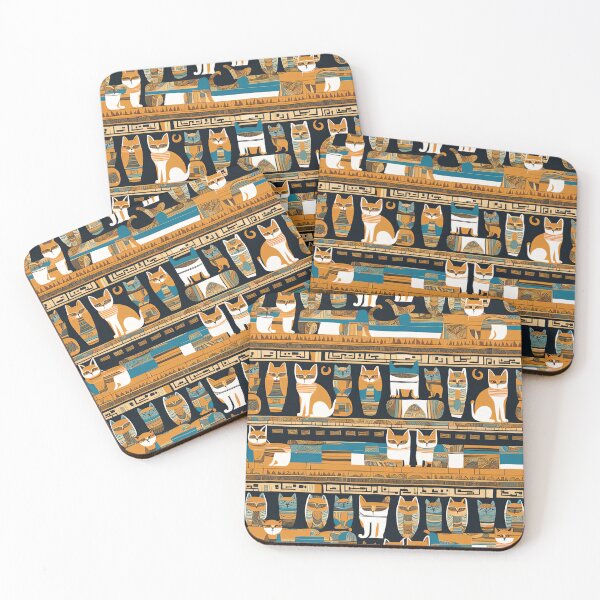 Item preview, Egyptian cats designed and sold by Joanne Walsh.