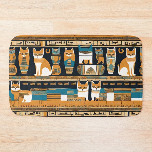Artikelvorschau, Egyptian cats entworfen und verkauft von Joanne Walsh.