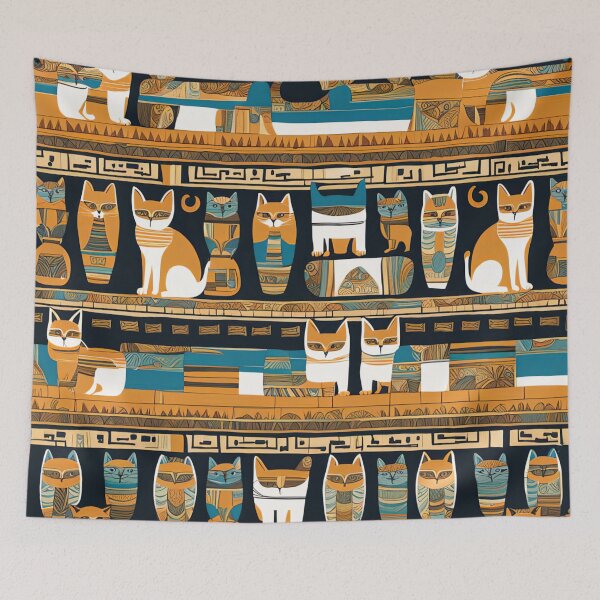 Item preview, Egyptian cats designed and sold by Joanne Walsh.