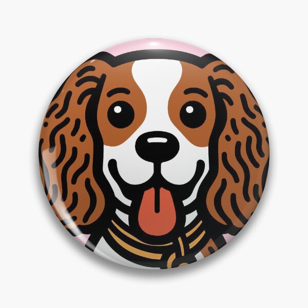 Item preview, King Charles Cavalier Spaniel Pop Art designed and sold by FunnehGacha.