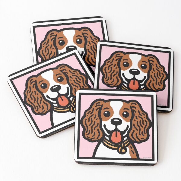 Item preview, King Charles Cavalier Spaniel Pop Art designed and sold by FunnehGacha.