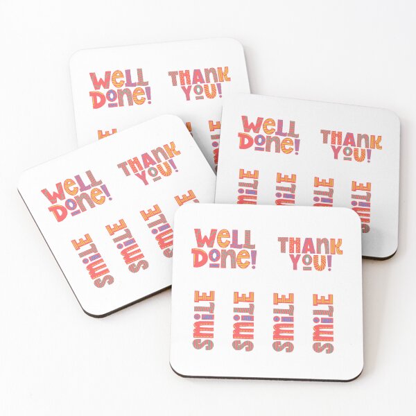 Item preview, well done, smile and thank you designed and sold by huape.