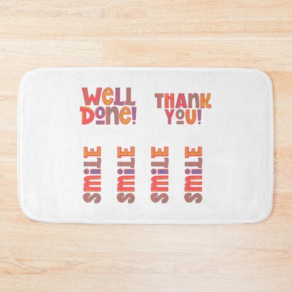 Item preview, well done, smile and thank you designed and sold by huape.