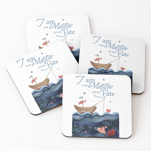 Item preview, I am the master of my fate and the captain of my soul.  designed and sold by enigma3a.