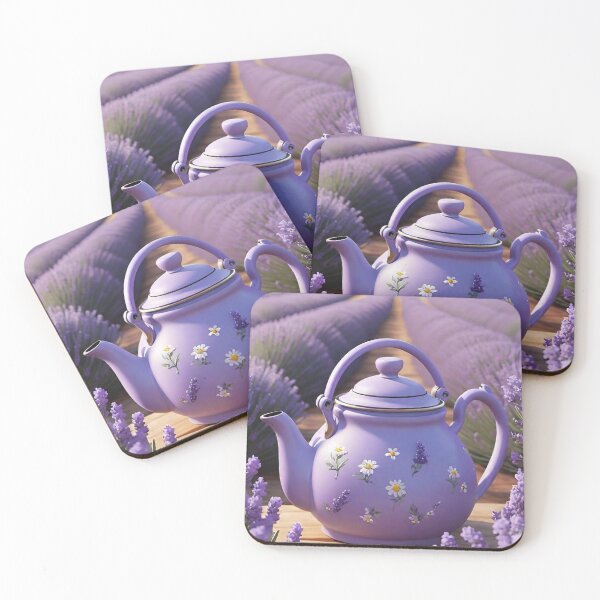 Item preview, violet teapot lavanda designed and sold by Tatty-shop.